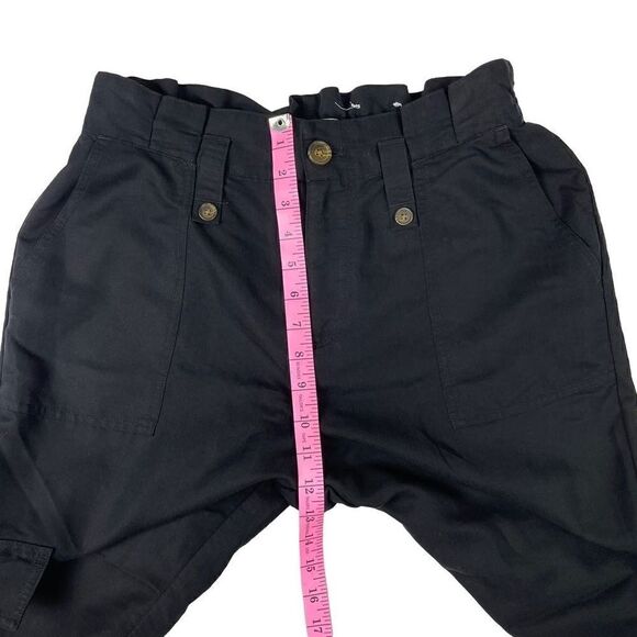 POPSUGAR Black Paper Bag Waist Lounge Pants Women’s Size Small - Picture 4 of 7